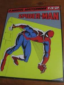 New Spider Man metal sign, measures 12 x 16