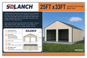 High-End Carport - 3DL2533DGMS