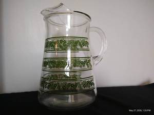 Vintage Libbey Crazy Daisy Spring Blossom 64 oz Pitcher