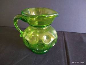 Fenton Coin Dot Pitcher 4.5