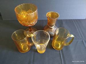 Amber Glass Lot