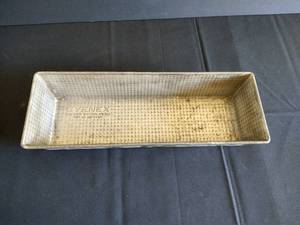 WWII Era Ekco Ovenex Extra Long Waffle Grid 13 Loaf Pan