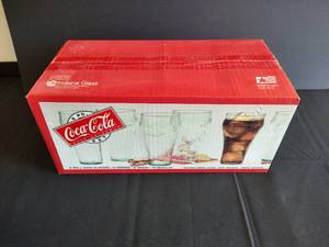 New Sealed 8 PC Coke Glasses