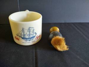 Early American Old Spice Shulton Shaving Mug & Brush