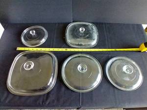 Pyrex Casserole Lids in Two Styles