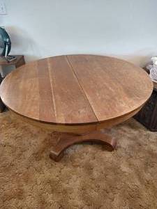 Antique Table From New England Furniture & Carpet Co Minneapolis, MN - 1907
