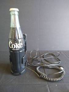 Vintage Coca-Cola Bottle Rotary Phone