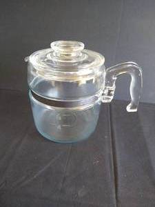 Vintage Pyrex Coffee Pot With Lid