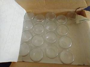 Box of Small Glass Bottles