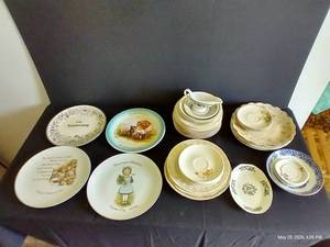 Misc. China, Pretty Plates, including Gigi Plate