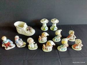 Little Children Figurines, Some Marked Occupied Japan