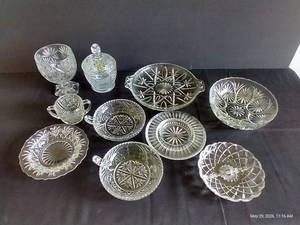 Starburst Pattern Crystal Glass