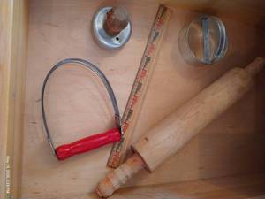 Rolling Pin, Pastry Cutter, DonutBiscuit Cutter