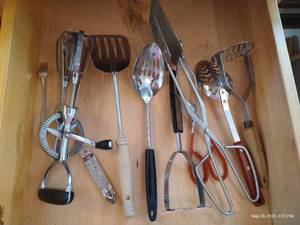 Drawer of Ekco Utensils