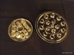 Vintage Glass Flower Frogs
