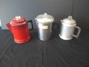 Worthmore Comet & Cameo Coffee Pots
