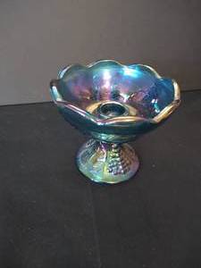Indiana Glass Harvest Grape Taper Candle Holder