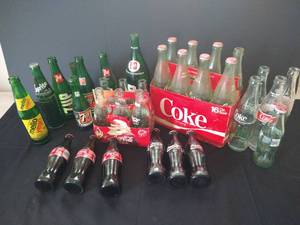Huge Lot of Pop Bottles - Full & Empty