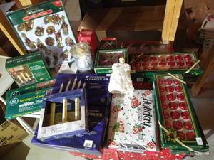 Huge Christmas Lot - Lights, Ornaments, Etc - Mostly New