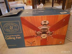 Windsor & Browne 3-Speed Ceiling Fan - NIB