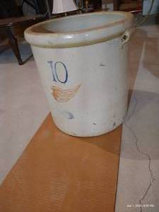 10 Gallon Red Wing Crock 1920