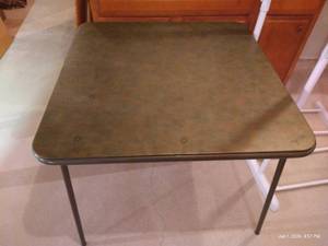 Vintage Cosco Card Table