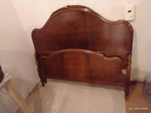 Antique Full-Size Headboard & Footboard