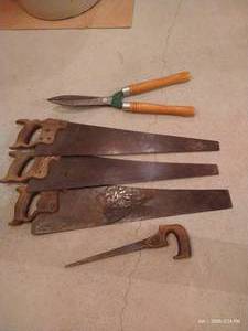 Vintage Saws & Yard Clippers