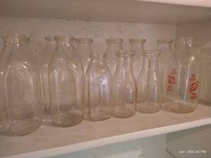 Vintage Milk Bottles