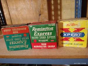 (3) Vintage Full Boxes 12 Ga. Ammo