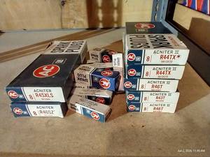 Large Lot AC GM Acniter  Acniter II Spark Plugs - New Old Stock