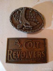 (2) Vintage Belt Buckles