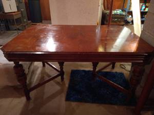 Beautiful Antique Wood Dining Table