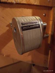Vintage Berol Chicago APSCO Metal Pencil Sharpener