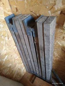 (4) Wood Sawhorses