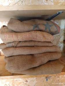(6) Vintage Burlap Sacks