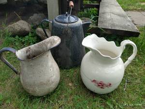 Vintage Pitchers & Kettle