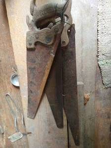 (3) Antique Saws