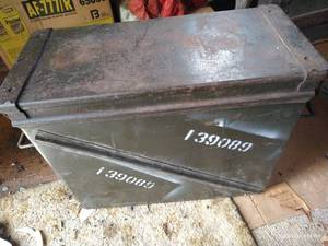 Vintage Ammo Box With Chains