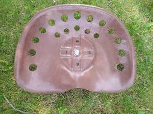 Vintage Metal Tractor Seat