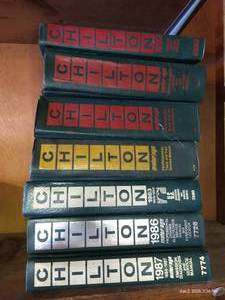 (7) Vintage Chilton Manuals - Emissions, TruckVan, Etc