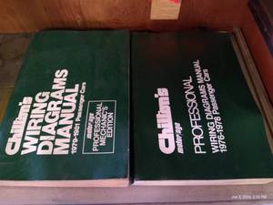 (2) Vintage Chilton Wiring Diagrams Manuals - 1976-78 & 1979-81