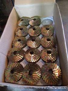 Partial Box of Roofing Nails - 29 Coils
