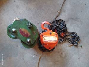 12 Ton Trolley & 12 Ton Chain Hoist