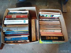 (2) Boxes Vintage Parts Catalogs, Diagnostic, Etc