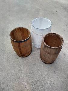 (3) Small Barrels