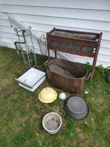 Garden Lot - Planters, Tubs, Etc