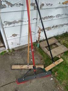 (3) Push Brooms