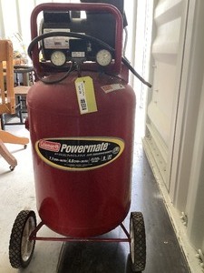 Air Compressor Not tested,  Cord Missing