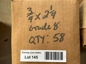 58-  34 x 2 14 Grade 8